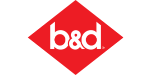 B&D garage doors logo